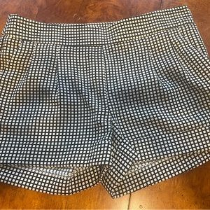 Express front pleat side zip shorts